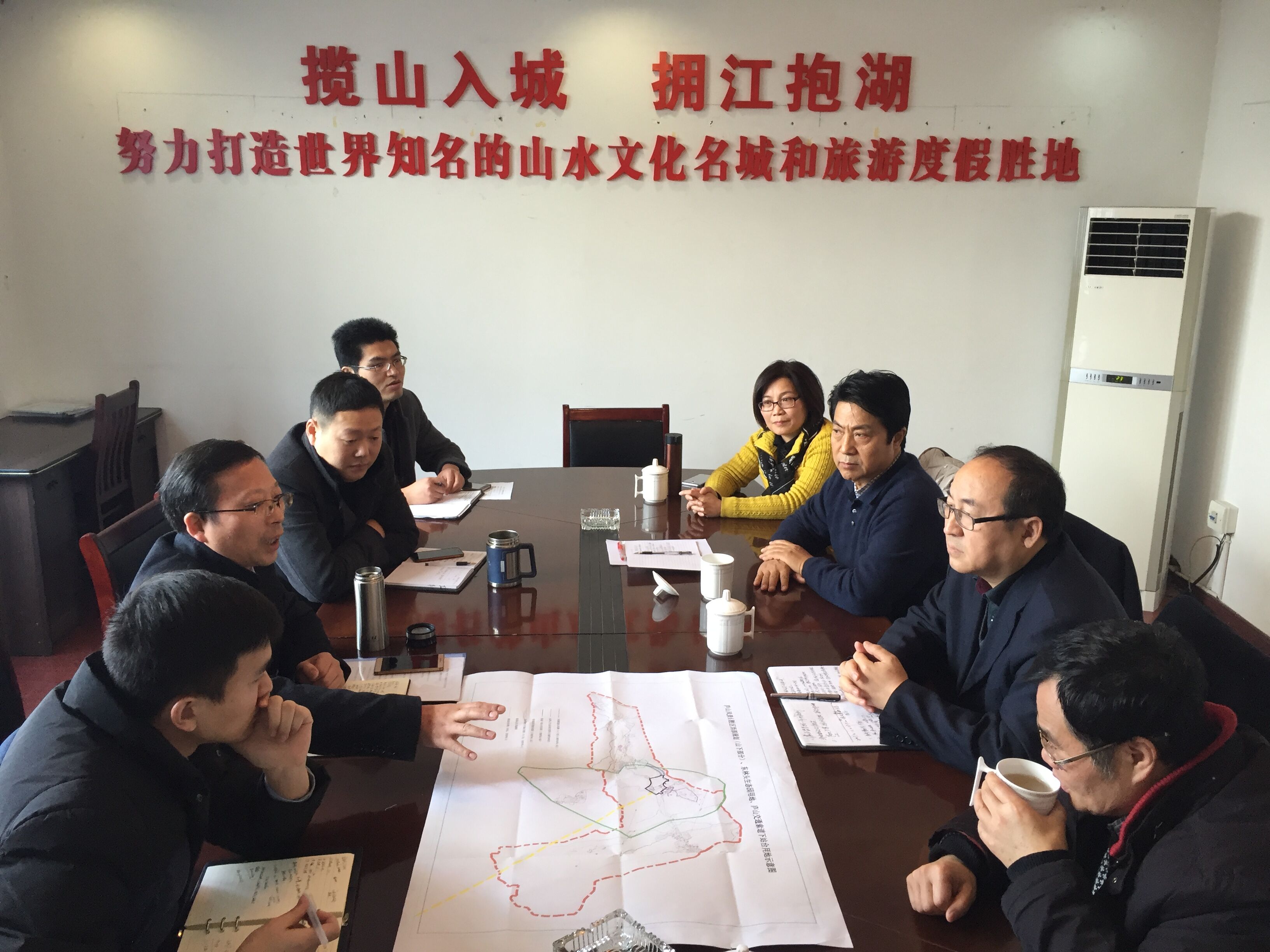 公司董事长、总经理王叙宇会见北京博大环球创业投资有限公司董事长张国林