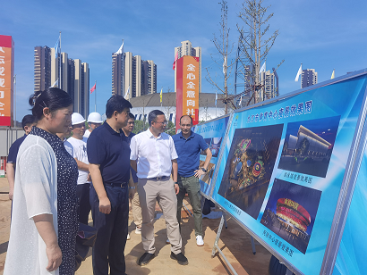 市政协主席占勇一行赴市环球360官网集团  发展实地调研